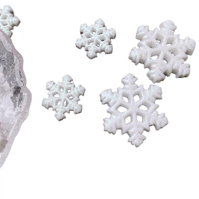 Kepingan Salju Resin Natal
